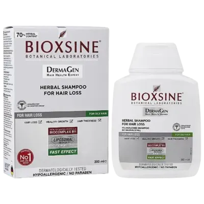 Біоксин (BIOXSINE) Дермаджен шампунь проти випадіння для жирного волосся 300 мл — Фото 4