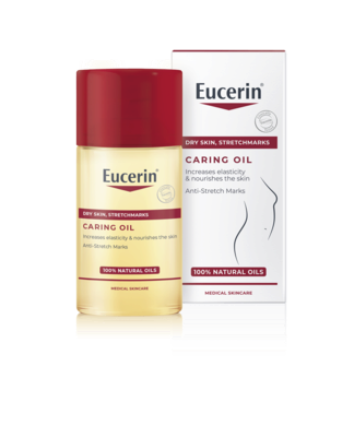 Юцерин (Eucerin) масло натуральное против растяжек для тела 125 мл — Фото 1