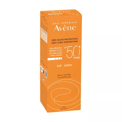 Авен (Avene) Солнцезащитное водостойкое молочко для чувствительной кожи SPF50+ 100 мл — Фото 1