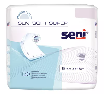 Пелюшки Сені Софт Супер (Seni Soft Super) 90 см*60 см 30 шт — Фото 1