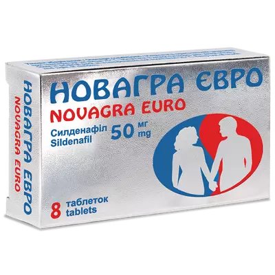 Новагра Евро таблетки 50 мг №8 — Фото 1
