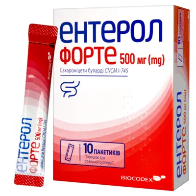 Энтерол Форте порошок для оральной суспензии пакетики 500 мг №10 — Фото 1