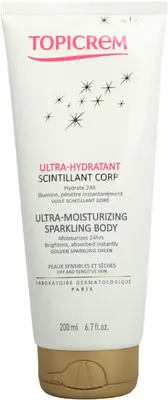 Топикрем (Topicrem) Ультра Гидратант увлажняющий крем для тела з эффектом мерцания 200 мл — Фото 1
