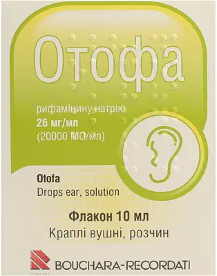 Отофа краплі вушні флакон 10 мл — Фото 1