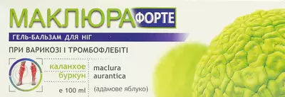 Маклюра форте гель-бальзам для ніг каланхое та буркун 100 мл — Фото 1