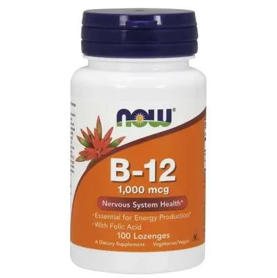 Нау (Now) Витамин B12 таблетки для рассасывания №100 — Фото 1