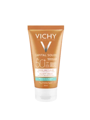 Виши (Vichy) Капиталь Солей крем солнцезащитный для нормальной и сухой чувствительной кожи лица SPF50+ 50 мл — Фото 1