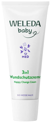 Веледа (Weleda) Бебі Алтей 3 в 1 крем під підгузок від попрілостей 50 мл — Фото 1