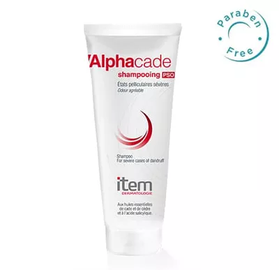 Ітем Альфакейд PSO (Item Alphacade PSO) шампунь кераторегулюючий проти важких форм лупи 200 мл — Фото 1