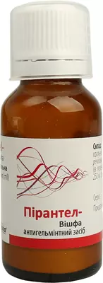 Пірантел-Вішфа суспензія 250 мг/5 мл флакон 15 мл — Фото 5