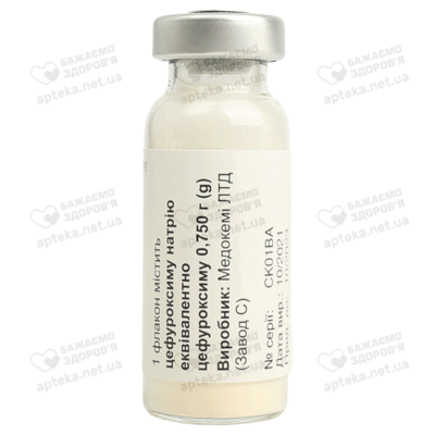 Аксетин порошок для інфузій 750 мг флакон №10 — Фото 4