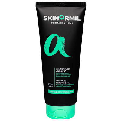 Скинормил (Skinormil) Анти-Акне гель очищающий для жирной и комбинированной кожи 200 мл — Фото 1