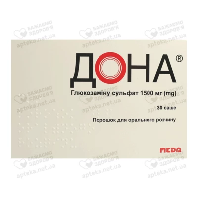 Дона порошок для орального раствора 1500 мг саше №30 — Фото 1
