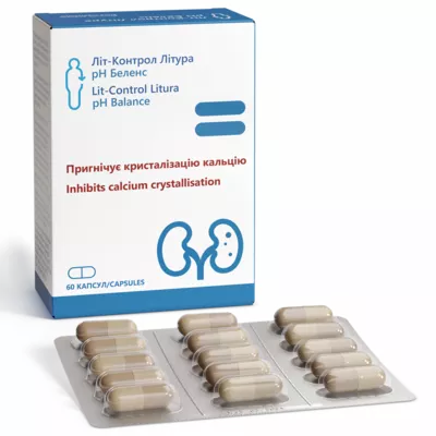 Літ-Контрол Літура рН Беленс капсули №60 — Фото 3