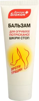 Бальзам Доктор Біокон для огрубілої та потрісканої шкіри стоп 75 г — Фото 3