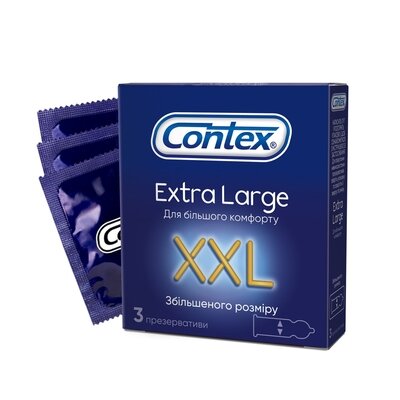 Презервативы Контекс (Contex XXL) увеличенного размера 3 шт — Фото 1