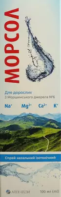 Морсол спрей назальный изотонический для взрослых флакон 100 мл — Фото 1