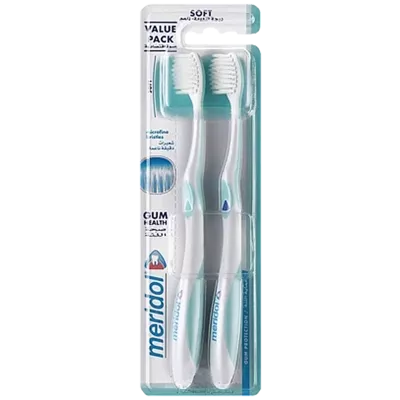 Зубная щетка Меридол (Meridol) мягкая 1+1 шт — Фото 1