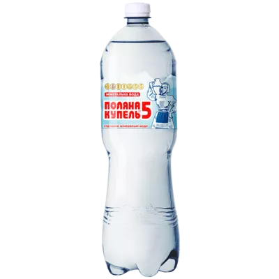 Вода минеральная Поляна Купель-5 сильногазированная 1,5 л — Фото 1