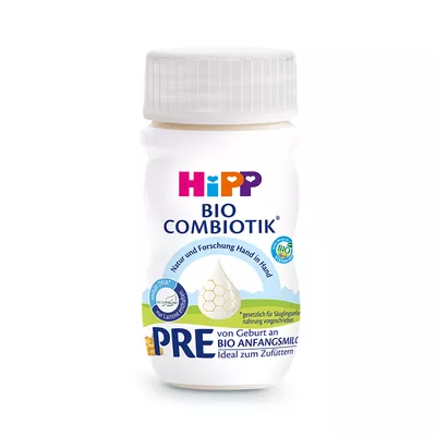 Суміш молочна рідка Хіпп (HiPP) Комбіотик PRE з 0 місяців 90 мл — Фото 1