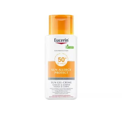 Юцерин (Eucerin) Алерджі Протект крем-гель сонцезахисний для обличчя і тіла SPF50+ 150 мл — Фото 1