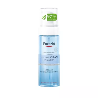 Юцерин (Eucerin) ДерматоКлін (Гіалурон) пінка міцелярна очищуюча для чутливої шкіри всіх типів 150 мл — Фото 1