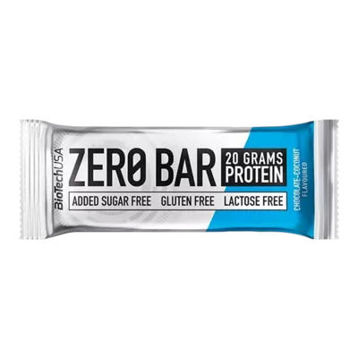 Байотек (Biotech) Zero Bar Батончик протеиновый вкус шоколадно-кокосовый 50 г — Фото 1