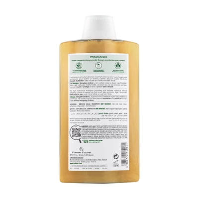 Клоран (Kloranе) Манго шампунь живильний з олією манго для сухого волосся 400 мл — Фото 2