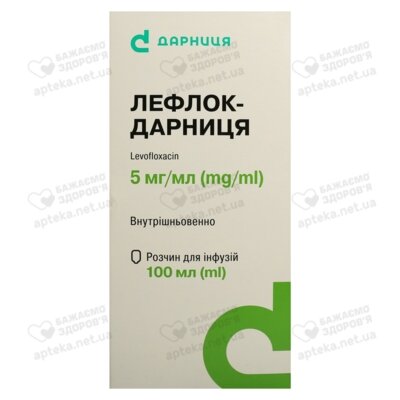 Лефлок раствор для инфузий 500 мг флакон 100 мл — Фото 1