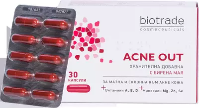 Биотрейд (Biotrade) Акне Аут витаминно-минеральный комплекс для жирной и проблемной кожи капсулы №30 — Фото 2