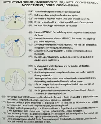 Скарификатор (ланцет) Медланс плюс Юниверсал (Medlance plus Universal) глубина прокола 1,8 мм размер 21G 200 шт — Фото 2