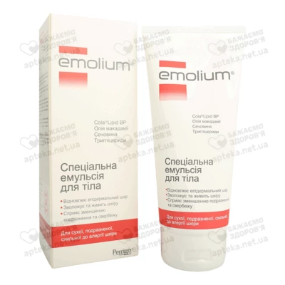 Емоліум спеціальна емульсія для тіла для сухої, подразненої та схильної до алергії шкіри 200 мл — Фото 4