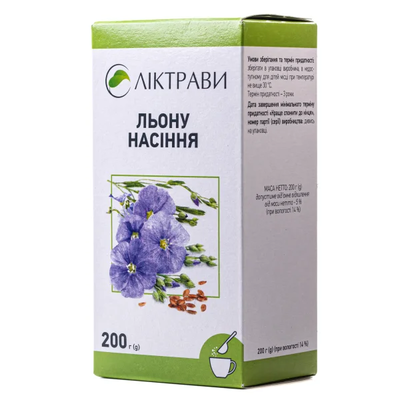 Льону насіння 200 г — Фото 1