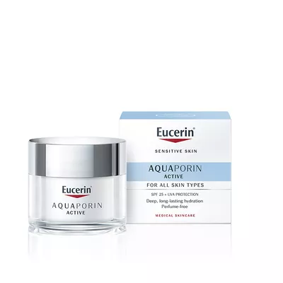 Юцерин (Eucerin) АкваПорін Актив крем для обличчя зволожуючий для всіх типів шкіри SPF25 50 мл — Фото 1