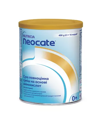Смесь аминокислотная Неокейт (Neocate) для детей с пищевой аллергией с 0 месяцев 400 г — Фото 1