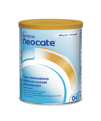 Суміш амінокислотна Неокейт (Neocate) для дітей з харчовою алергією з 0 місяців 400 г — Фото 1