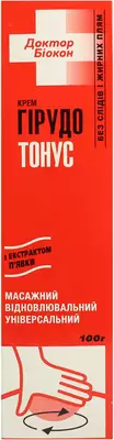 Гирудотонус Доктор Биокон крем для массажа 100 г — Фото 1