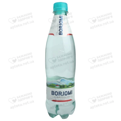 Вода мінеральна Боржомі пляшка 0,5 л — Фото 1