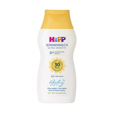 Хипп Беби (HiPP) молочко солнцезащитное для детей SPF30 200 мл — Фото 1