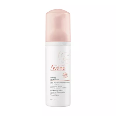 Авен (Avene) мус для очищення нормальної та комбінованої шкіри обличчя та зони навколо очей 150 мл — Фото 1