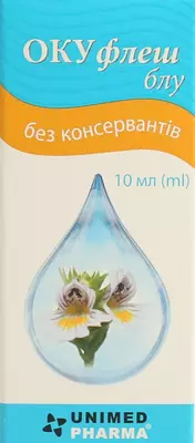 Окуфлеш Блу краплі очні флакон 10 мл — Фото 1