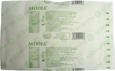 Пластырь повязка Леопед стерильная хирургическая на нетканой основе размер 9 см*15 см 1 шт — Фото 2