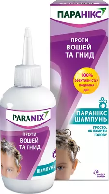 Паранікс шампунь протипедикульозний з гребінцем 100 мл — Фото 1