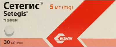 Сетегис таблетки 5 мг №30 — Фото 1