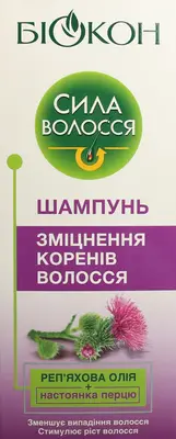 Шампунь Биокон Сила волос для укрепления корней волос 215 мл — Фото 1
