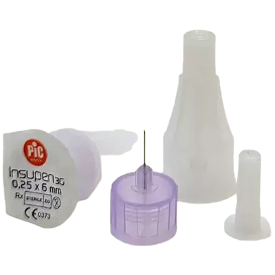 Игла для инсулиновых ручек Инсупен размер 31G*6 мм (0,25 мм*6 мм) 1 шт — Фото 1