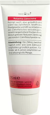 Веледа (Weleda) Ратания зубная паста 75 мл — Фото 5