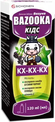 Базука (Bazooka) Кідс еліксир флакон 120 мл — Фото 1