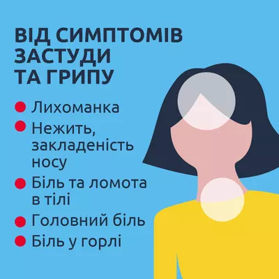 Нурофєн колд& флу таблетки вкриті оболонкою 200 мг/5 мг №12 — Фото 2