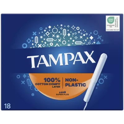 Тампоны Тампакс Супер Плюс (Tampax Super Plus) с аппликатором 18 шт — Фото 2